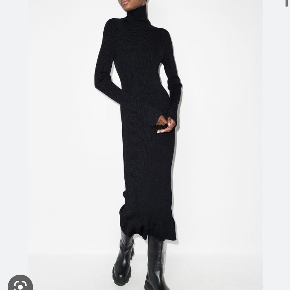 Ganni ribbed dress